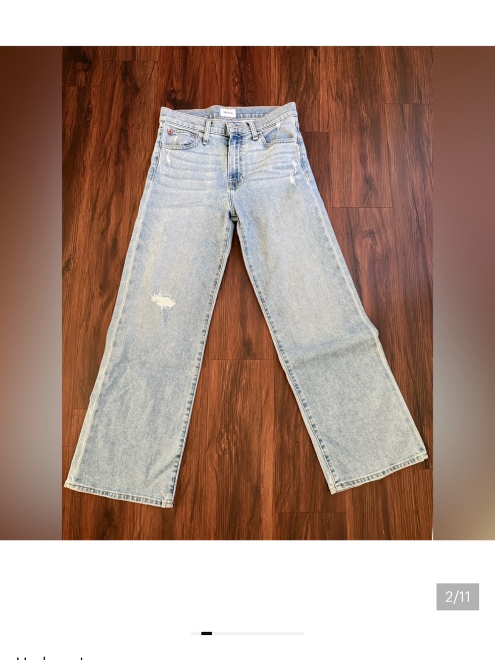 Hudson Jeans Light Blue Straight Leg Women's Jeans